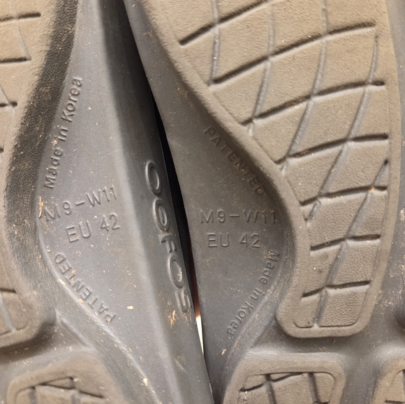 OOFOS OOahh Recovery Slide Sandal Gray Graphite Womens Size 11 - Picture 8 of 8